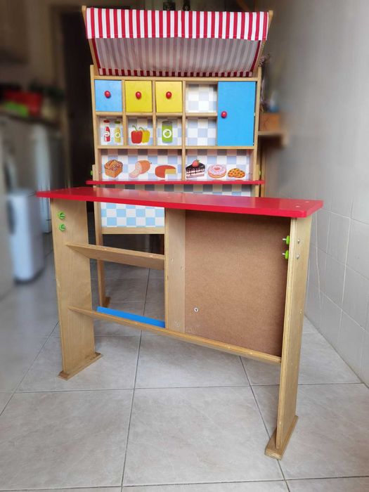 Loja de brincar em madeira Playtive + muitos acessórios