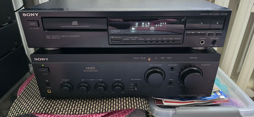 Wzmacniacz Sony FA 3 ES,CDP 297