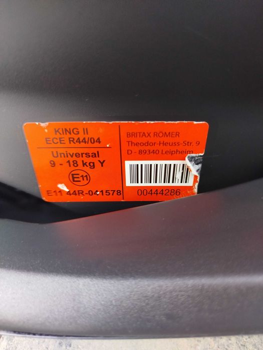 fotelik samochodowy britax Romer King 2