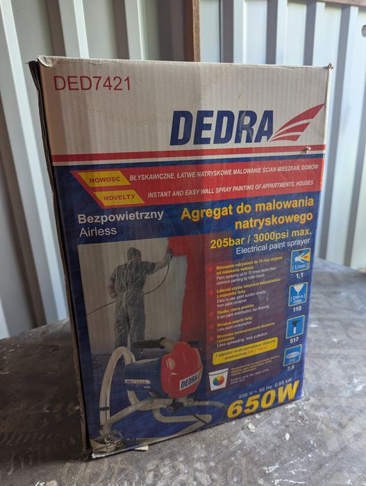 Agregat Malarski Hydrodynamiczny DEDRA DED7421 | 650W 205bar