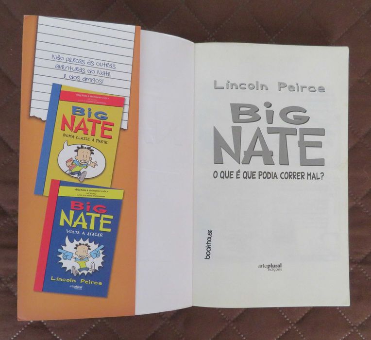 Livro "Agora em bd BIG NATE"