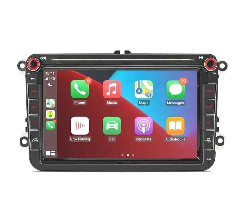 RADIO 8″ GPS ANDROID 11 VOLKSWAGEN VW PARA SEAT SKODA OCTACORE 4GB RAM+64GB ROM