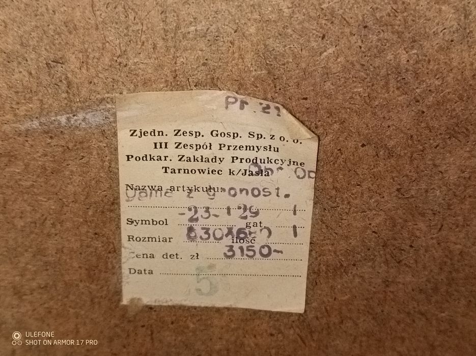 Obraz "Dama z gronostajem". W ładnej ramie.