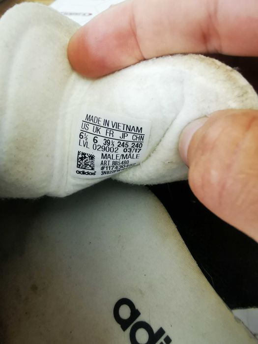 Adidas gazelle cinza 39 1/3