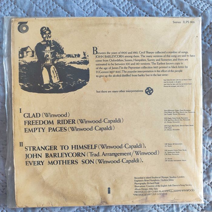 2 discos vinil TRAFFIC + Steve Winwood (ex CREAM ex Blind Faith)