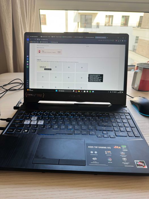 ASUS TUF GAMING A15 RYZEN 7 7435HS 32GB SSD1TB RTX 3050 Win11 144Hz