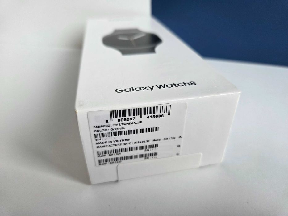 SAMSUNG Galaxy Watch 8 - 44mm - Graphite (SM-L330) - Nowy - Gwarancja - Gratisy!