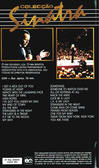FRANK SINATRA in Japon - VHS 1992