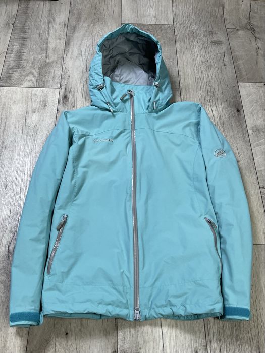Mammut dry-tech куртка ветровка L размер женская трекинговая бирюзовая