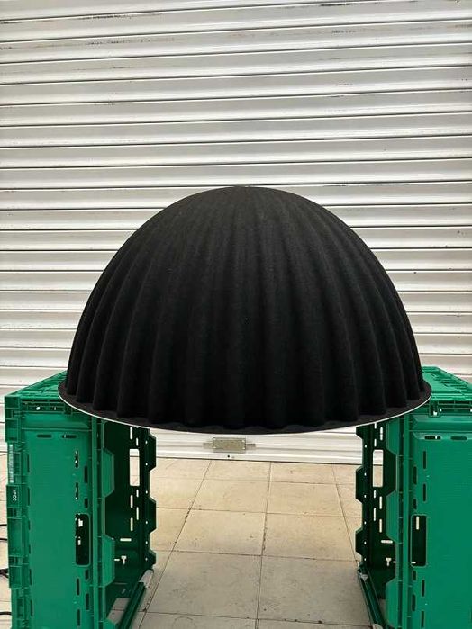 Large Black Floor Lamp with Shade