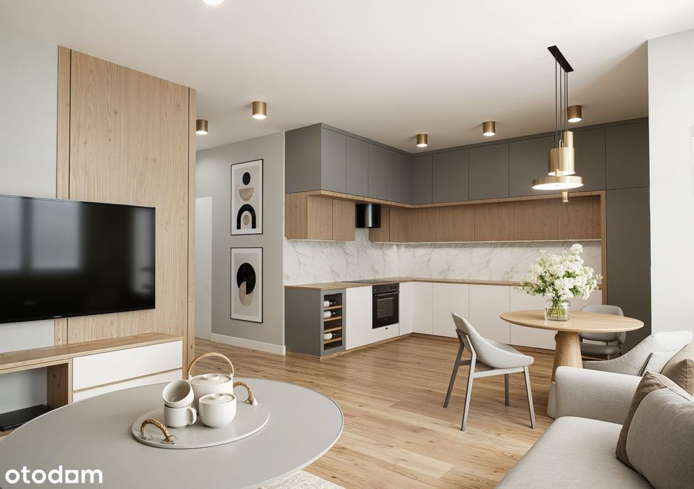 Nowoczesne 57m² po remoncie, Balkon, Parter, Pogorzelec