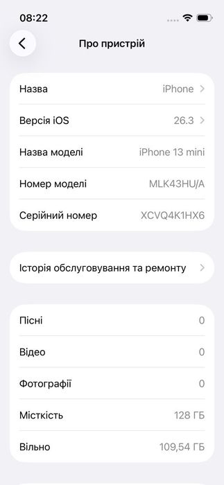 Iphone 13 mini 128 Gb