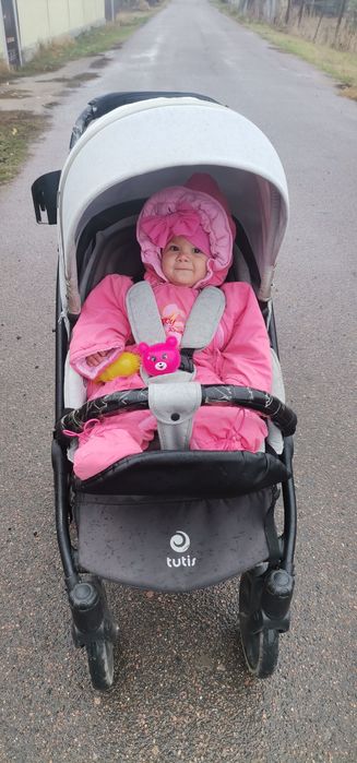 Коляска зима лето 2 люльки+дождевик +сумка