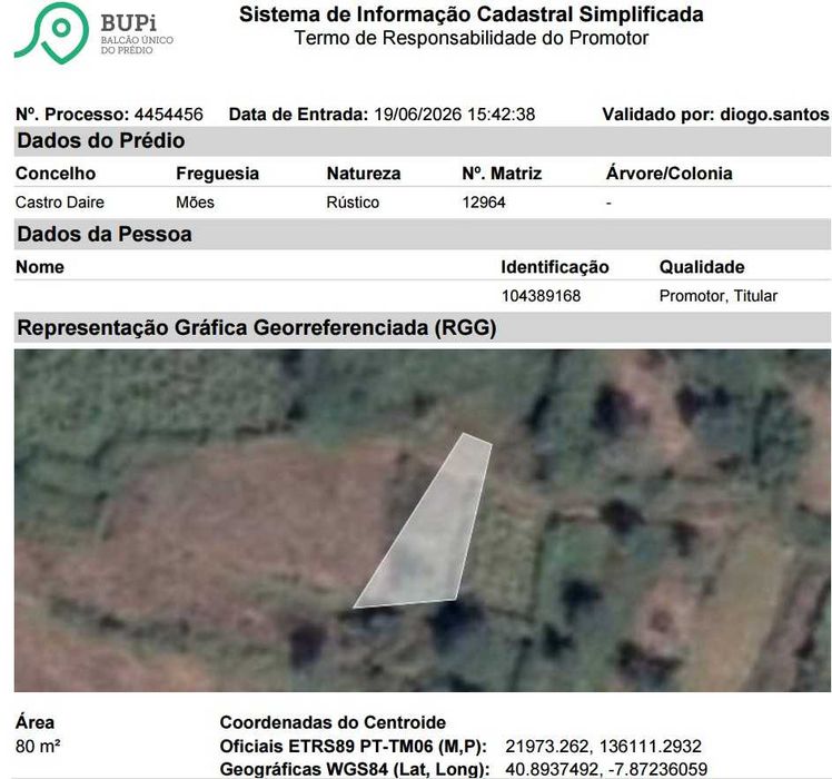 Lote para Construção (501m2) + 2 Terrenos Rústicos (1909m2) – A 7 km de Castro Daire