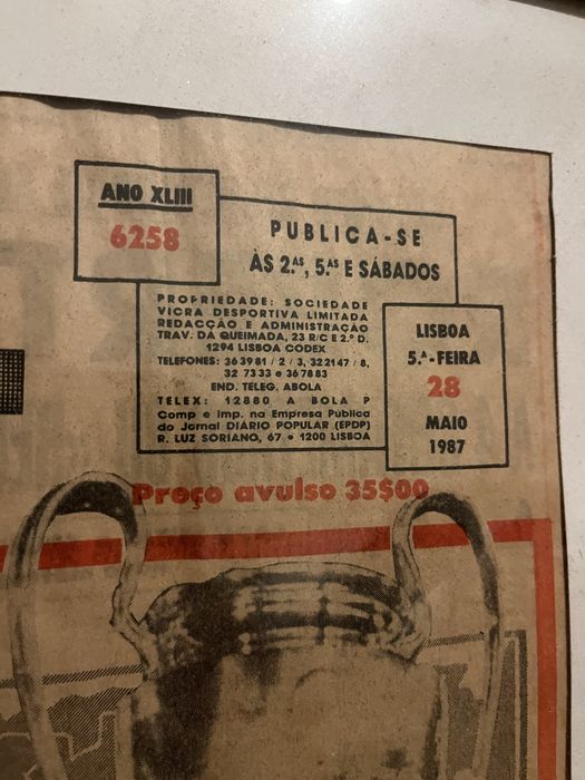 Capas de Jornais de coleção