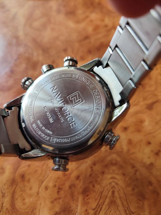 Чоловічі годинники Naviforce 9093 Savonna Silver