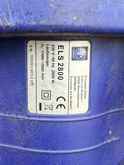 Odkurzacz - dmuchawa do liści Lux ELSl-2800