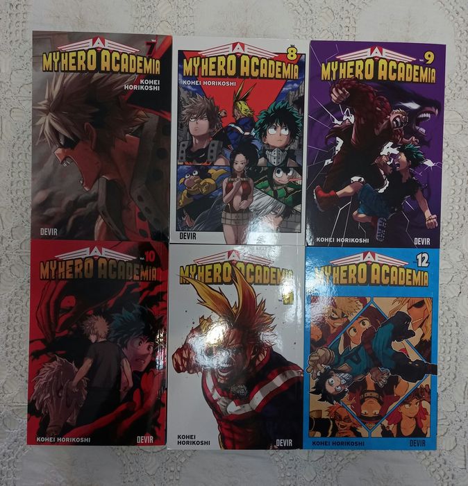Mangá "My Hero Academia" volumes 1-18