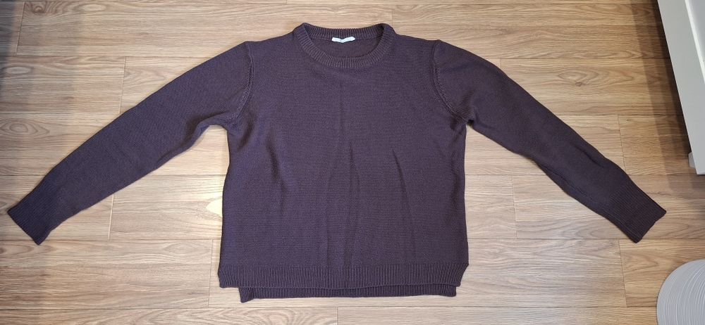 Sweter damski L – brązowy, klasyczny, bardzo dobry stan