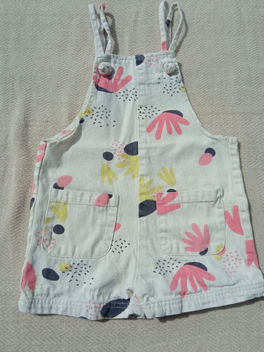Ogrodniczki spodenki na szelkach jeansowe Pepco r.122 nowe