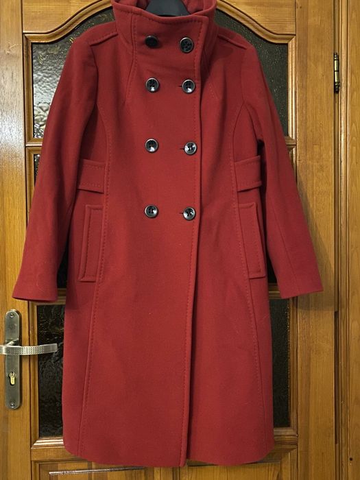 Płaszcz wełna kaszmir rozm 38