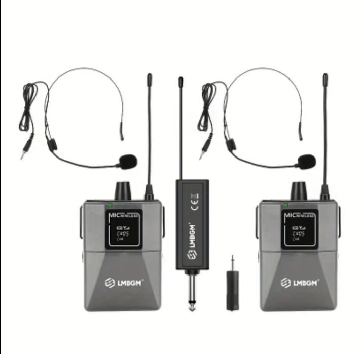 Conjunto de Microfones Profissional sem fios