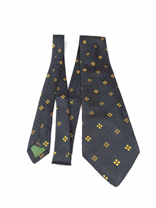 Andrew's Ties granatowy jedwabny krawat sap106