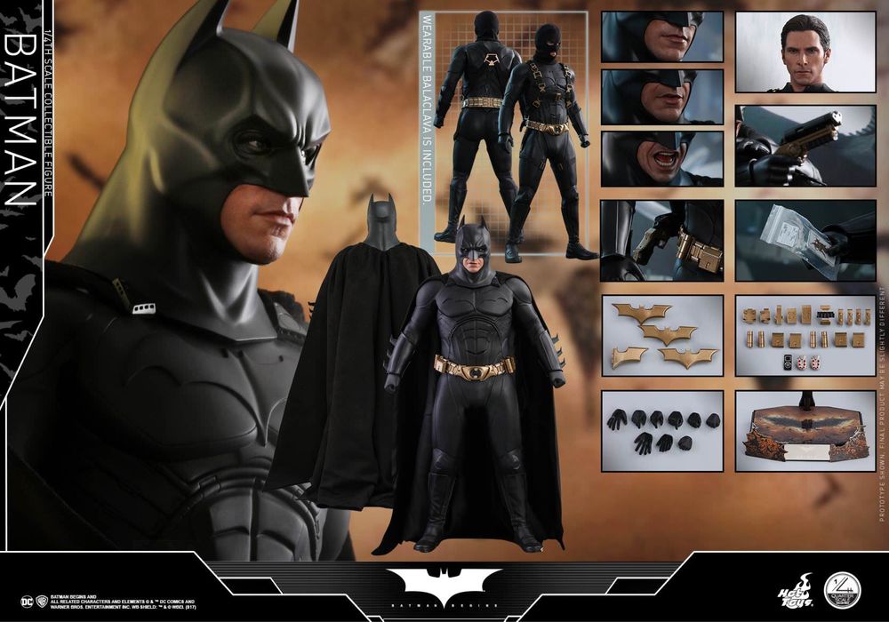 Фигурка 1/4 hot toys QS 09 BATMAN BEGINS – BATMAN