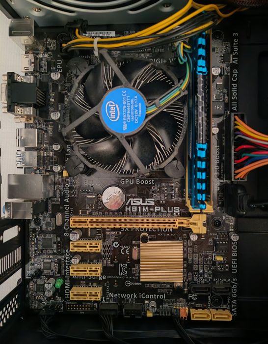 Płyta główna Asus h81m plus i5-4570s 8 gb ddr3