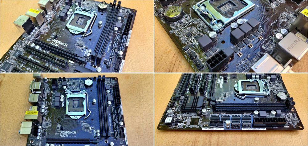 Материнська плата ASRock H87M (s1150. Intel H87. PCI-E 3.0x16)