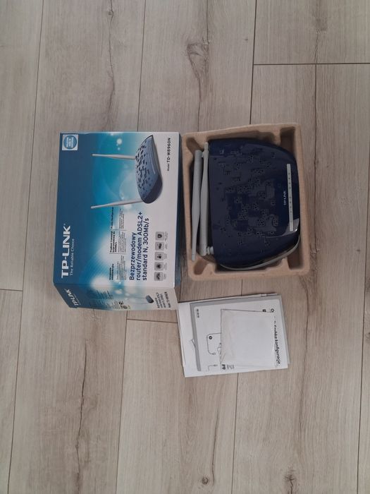 Router modem TP-Link TD-W8960N ADSL2+ WiFi 300 Mb/s | Komplet + pudełk