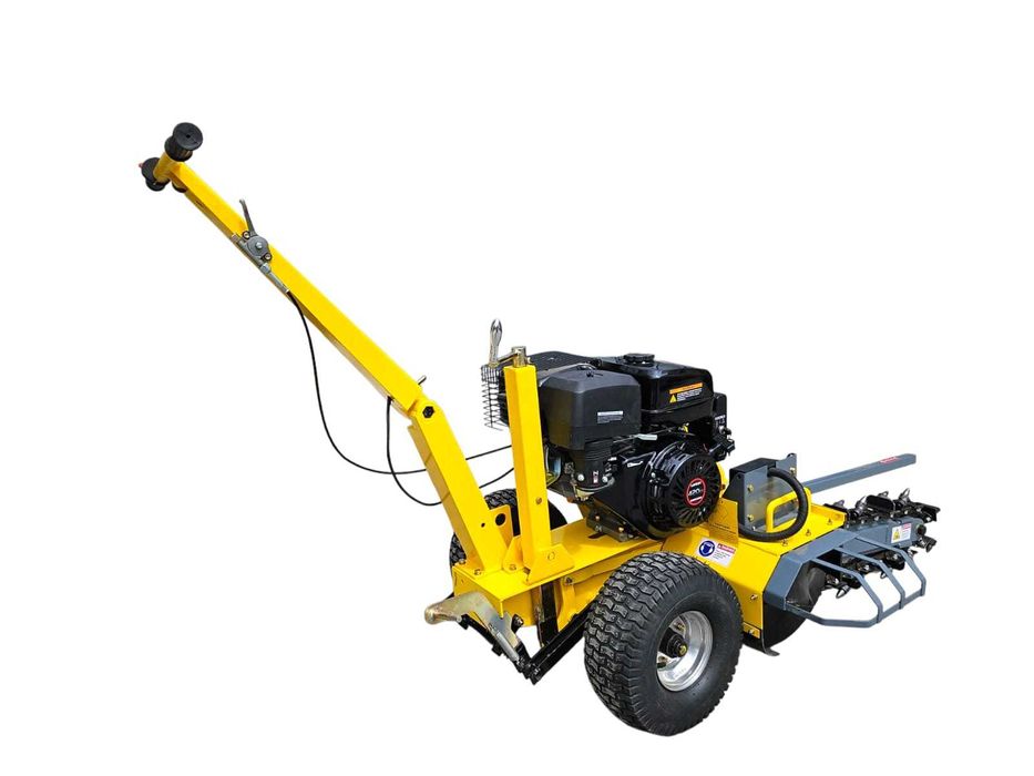 Koparka łańcuchowa spalinowa HDM 15KM ES LONCIN rozrusznik głębokość 60cm