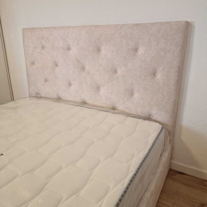 Camas de Casal Estofadas de Luxo 199€ Disp. em Várias Cores! 190x140m!