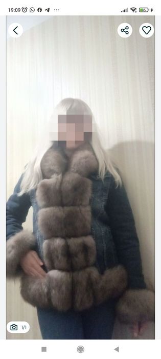 Продам джинсову парку
