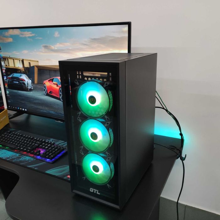 Игровой Компютер ПК Intel i7, RX 470 4GB, 16GB DDR3 new, SSD 512G NVMe