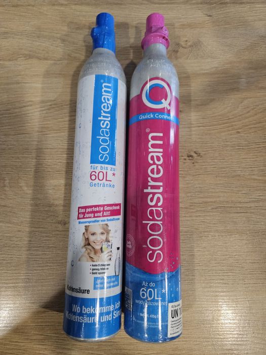 Soda Stream naboje wymiana pusty na pełny