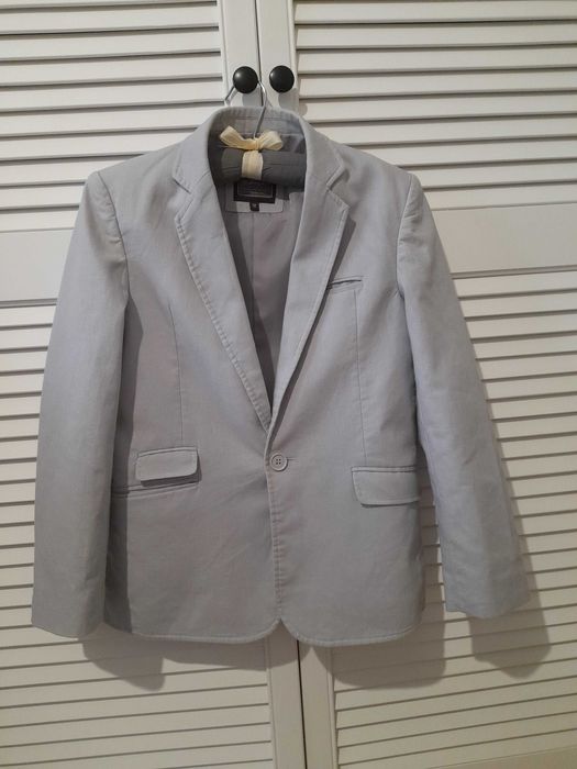 St. George by Duffer marynarka szara len Designers at Debenhams 140