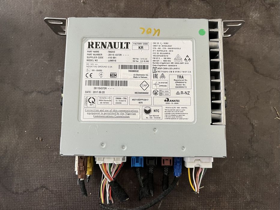 Radio Renault Koleos II