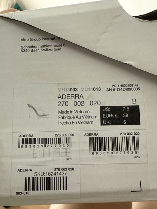 Sapatos mulher Aldo (usados uma unica vez)