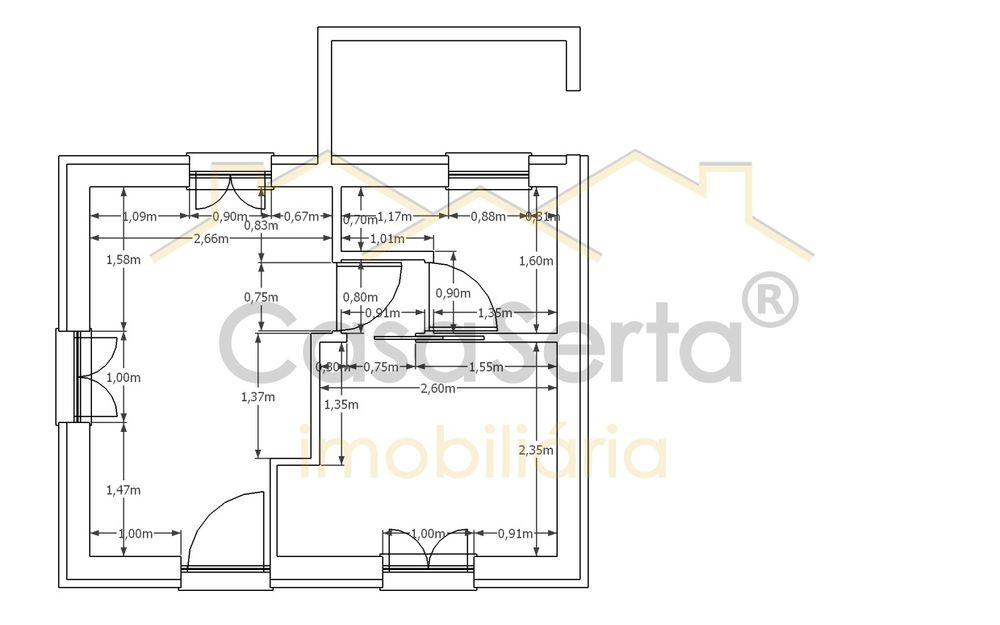 Moradia T1 em Reconstrução