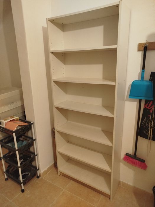 Estante de 6 prateleiras Branca