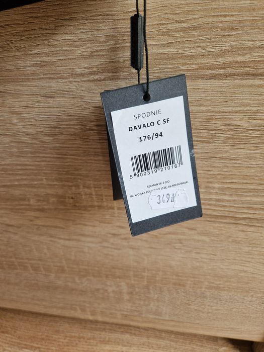 Recman Nowe spodnie garniturowe 176/94 młodzieżowe