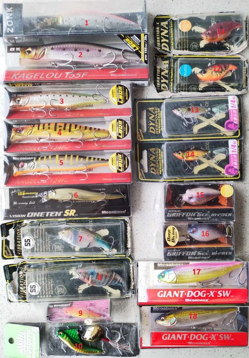 Воблеры Megabass DEPS Daiwa