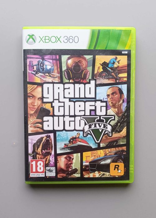GTA V [PL] na konsolę Xbox 360 + mapa gry