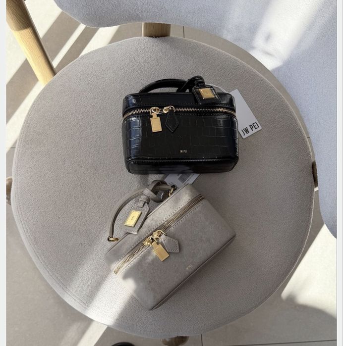 Jw pei cleo black croc