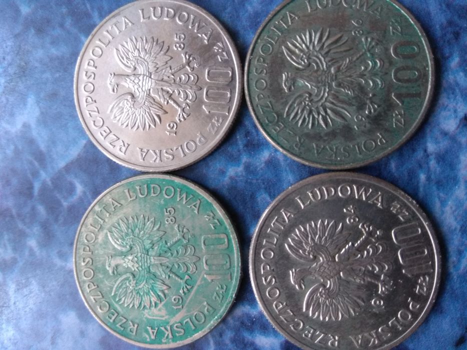 4 Monety 100zł 1984-86