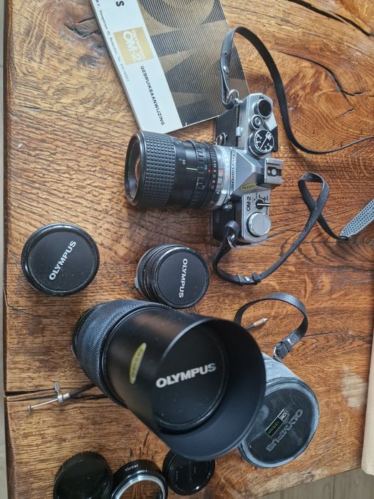 Aparat Olympus OM-2 zestaw