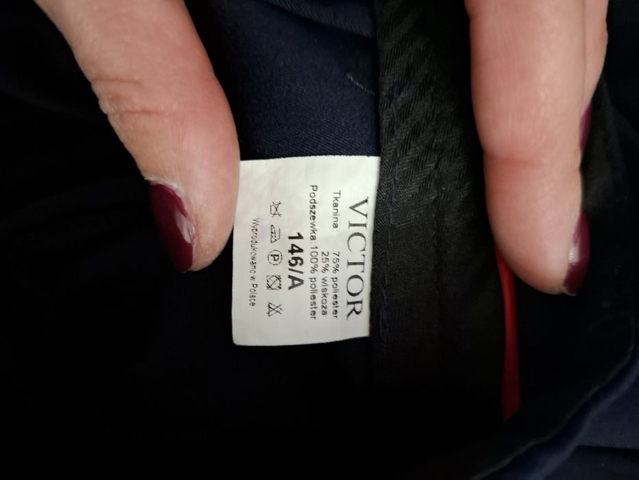 Garnitur granatowy komunia imprezy okolicznościowe