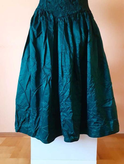 42 Sukienka na wesele suknia balowa wieczorowa długa vintage retro Bhs