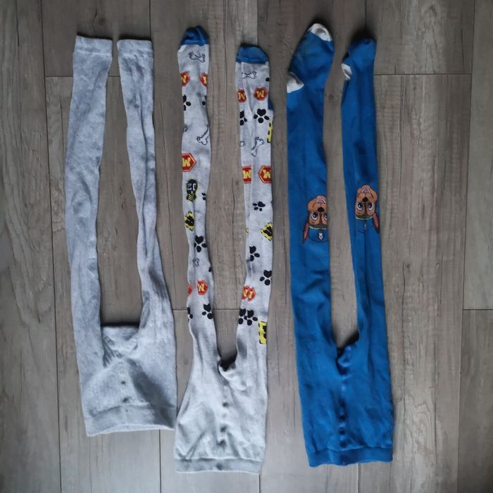 3 pary rajstop na 6-7 lat (116-122 cm) H&M